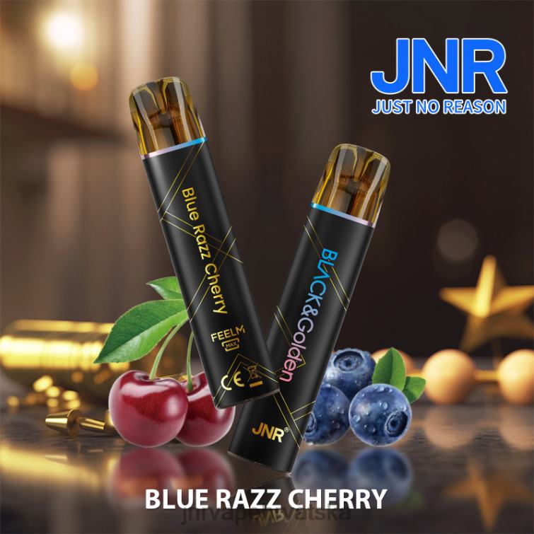 JNR VAPE HRVATSKA | jnr crno-gloden plava razz trešnja 4JD0J272
