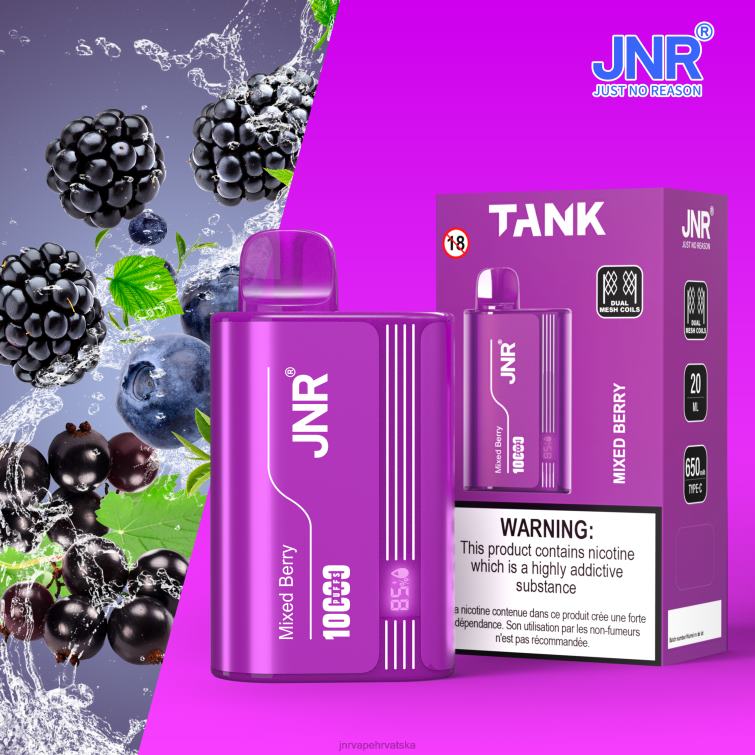 JNR VAPE REVIEW | jnr tenk miješano bobičasto voće 4JD0J24