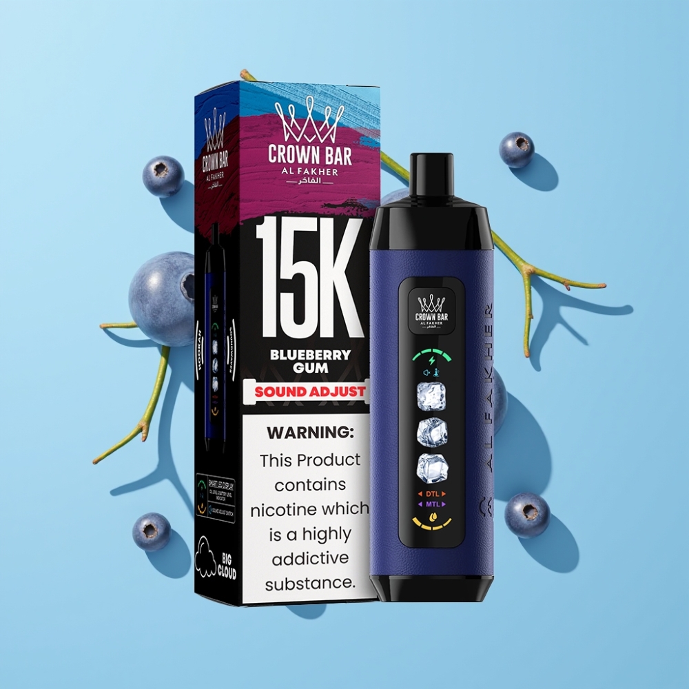 Al Fakher 15k Ice Adjust Clouds Disposable Bubinska guma 15000 zraka 22ml