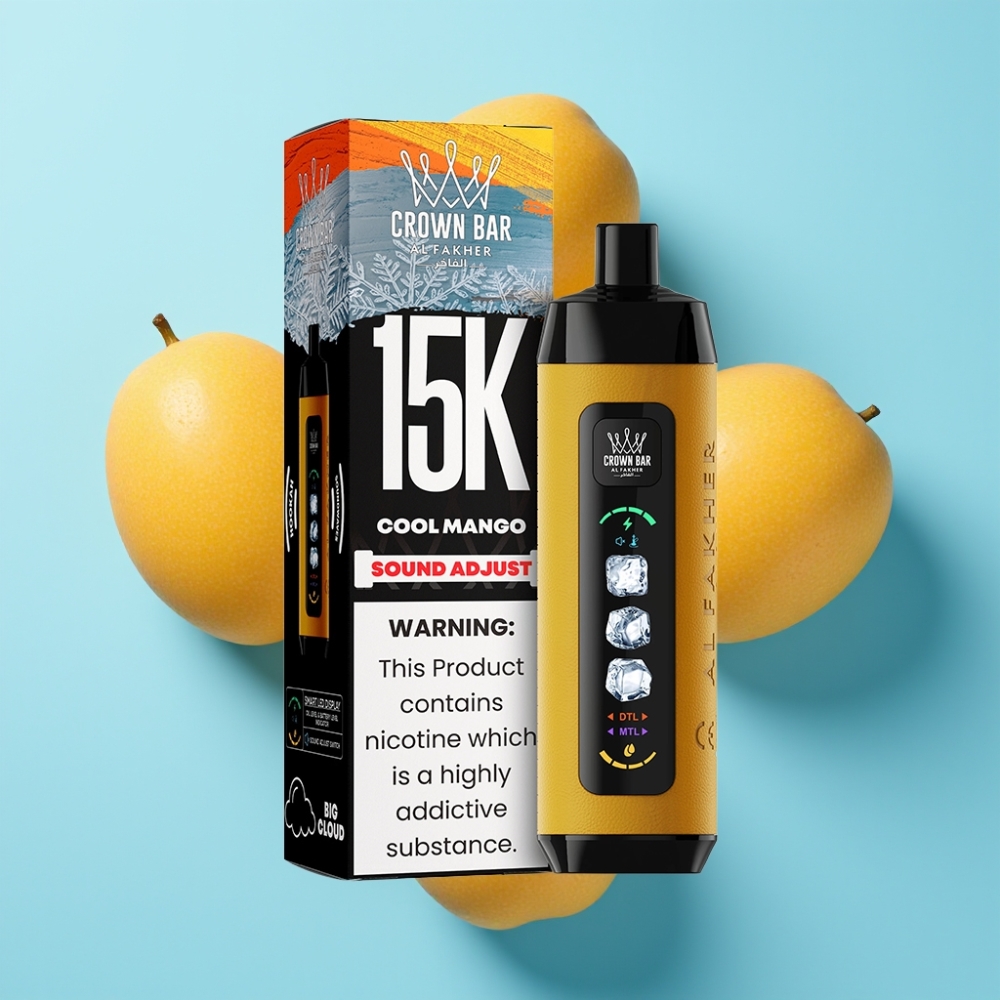Al Fakher 15k Ice Adjust Clouds Disposable Cool Mango 15000 puffs 22ml