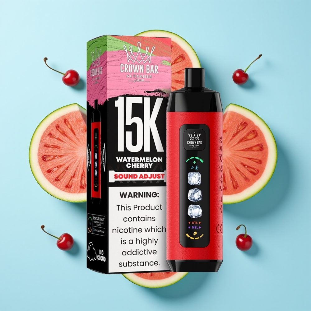 Al Fakher 15k Ice Adjust Clouds Disposable Device Lubenica-Trešnja 15000 puffs 22ml