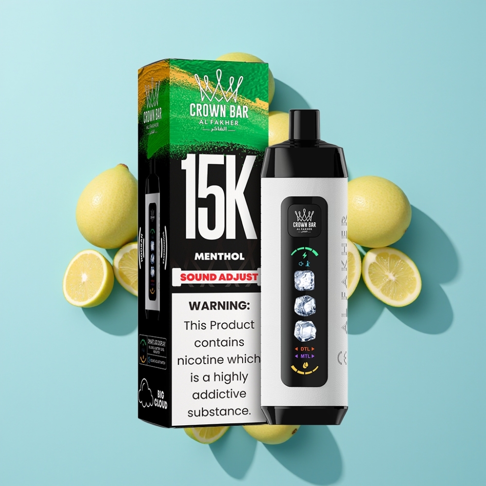 Al Fakher 15k Ice Adjust Clouds Disposable Device Menthol 15000 pufova 22ml