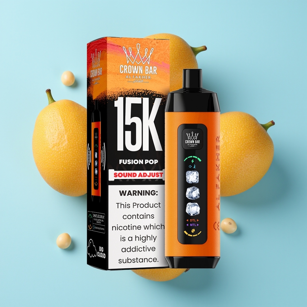 Al Fakher 15k Ice Adjust Clouds Disposable Fusion Pop 15000 puffs 22ml