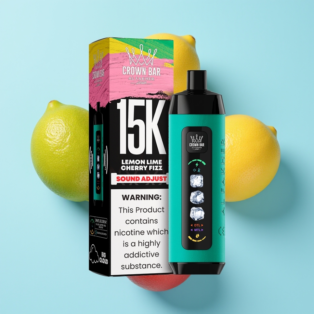 Al Fakher 15k Ice Adjust Clouds Disposable Limeta Trešnja 15000 pufova 22ml