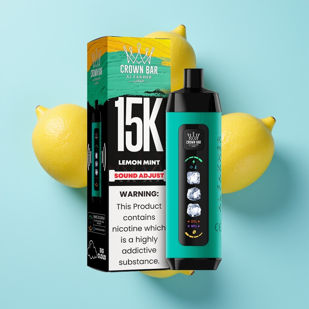 Al Fakher 15k Ice Adjust Clouds Disposable Limun Metvica 15000 puffs 22ml