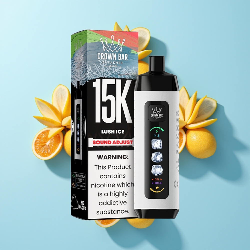 Al Fakher 15k Ice Adjust Clouds Disposable Lush Ice 15000 pufova 22ml