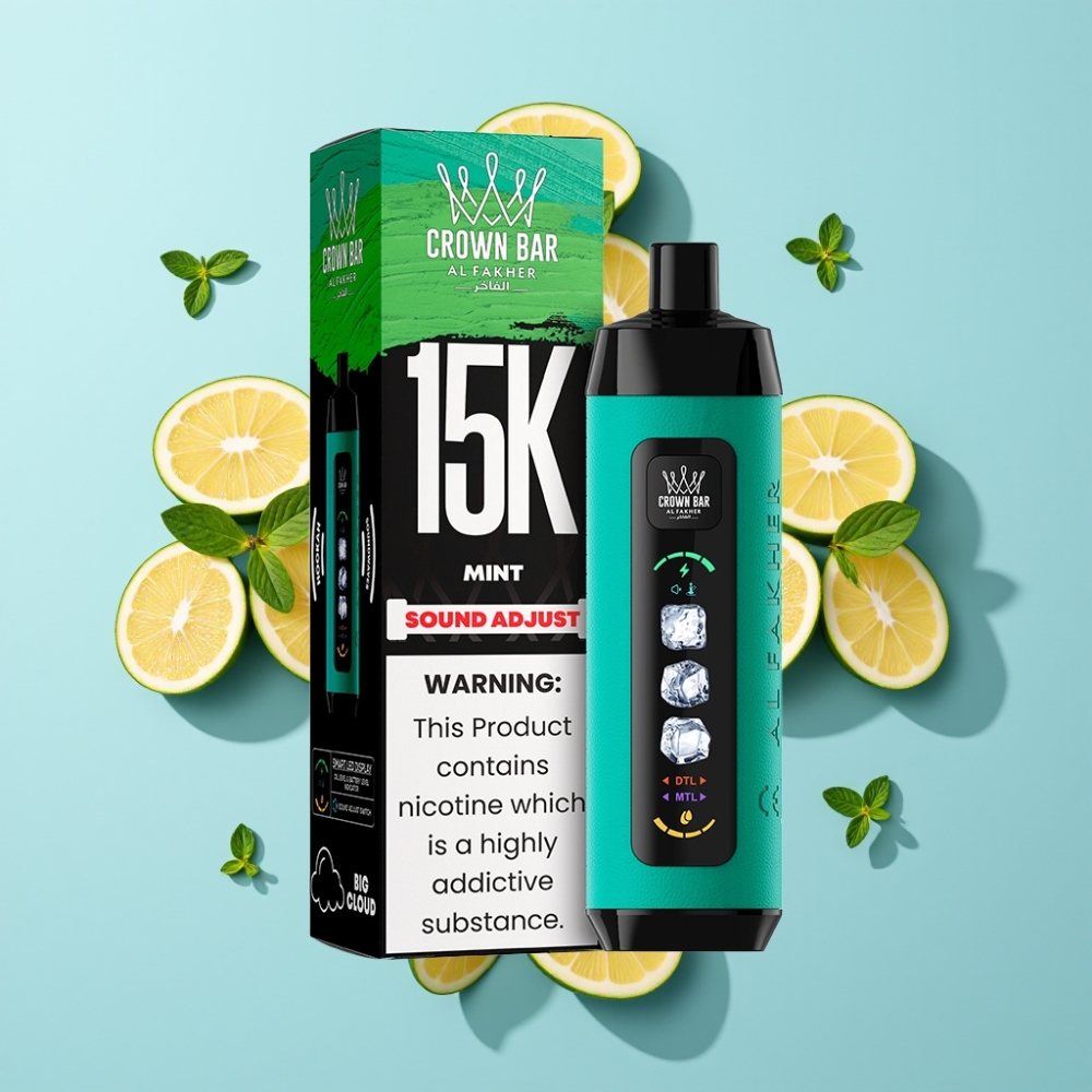 Al Fakher 15k Ice Adjust Clouds Disposable Mint 15000 pufova 22ml