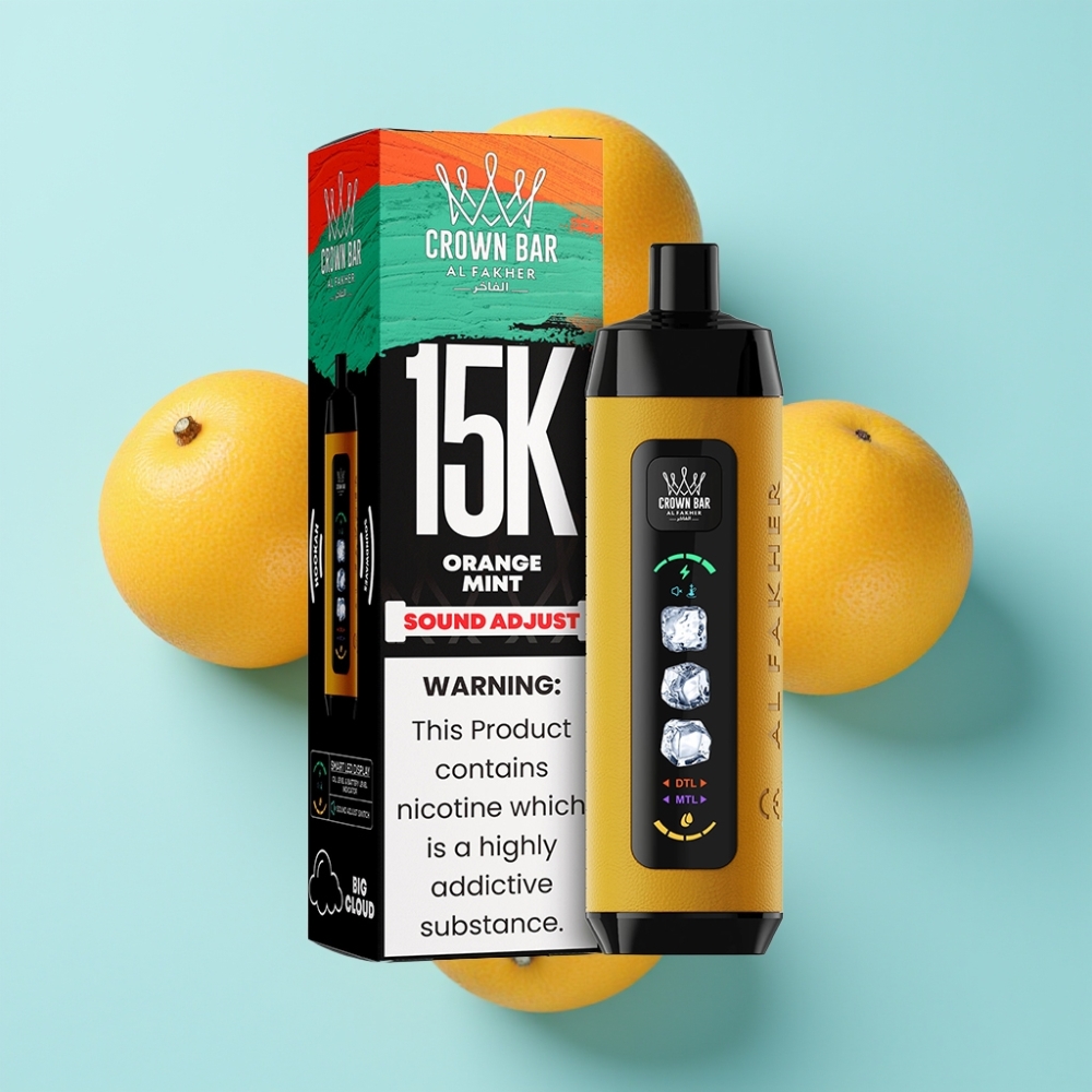 Al Fakher 15k Ice Adjust Clouds Disposable Naranča Metvica 15000 pufova 22ml