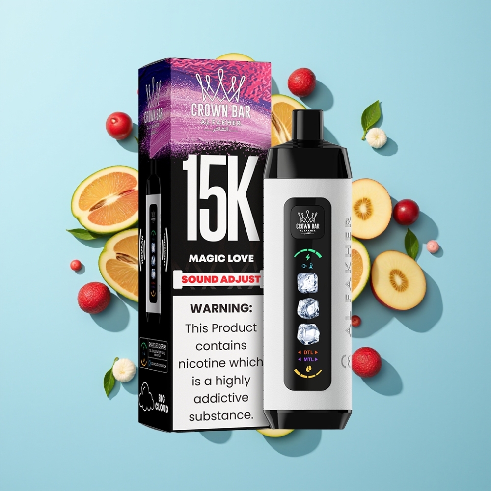 Al Fakher 15k Ice Adjust Clouds Disposable Čarobna Ljubav 15000 zadišaka 22ml