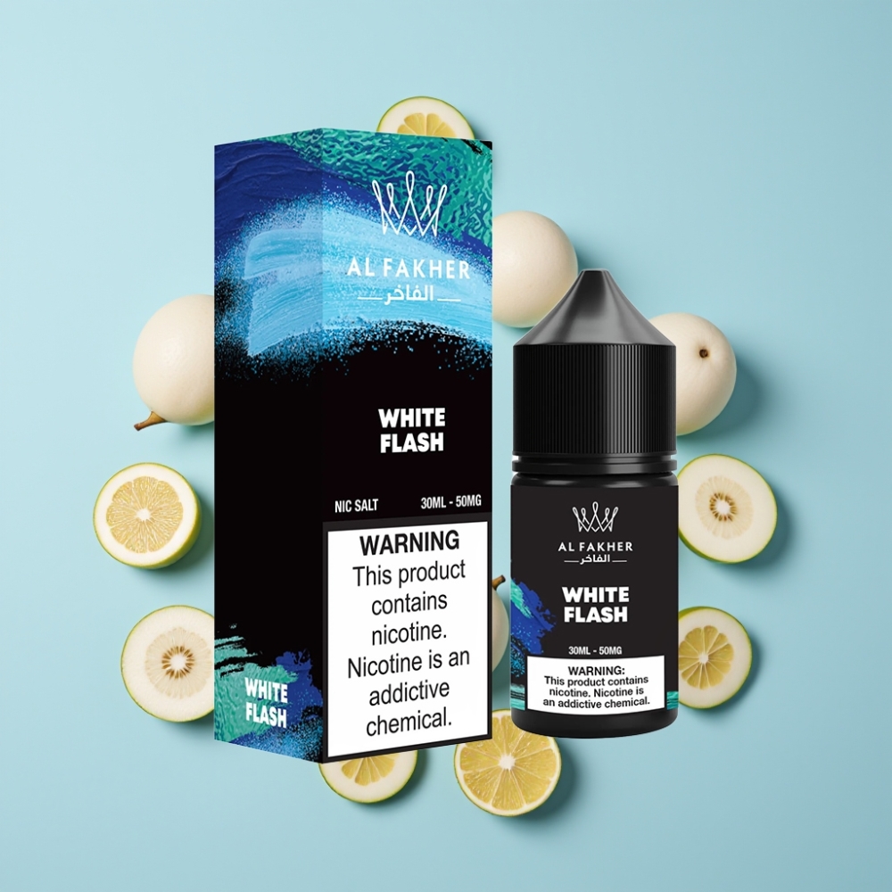 AL Fakher Nicotine Salt E-Liquid Bijeli Bljesak 30ml 50mg