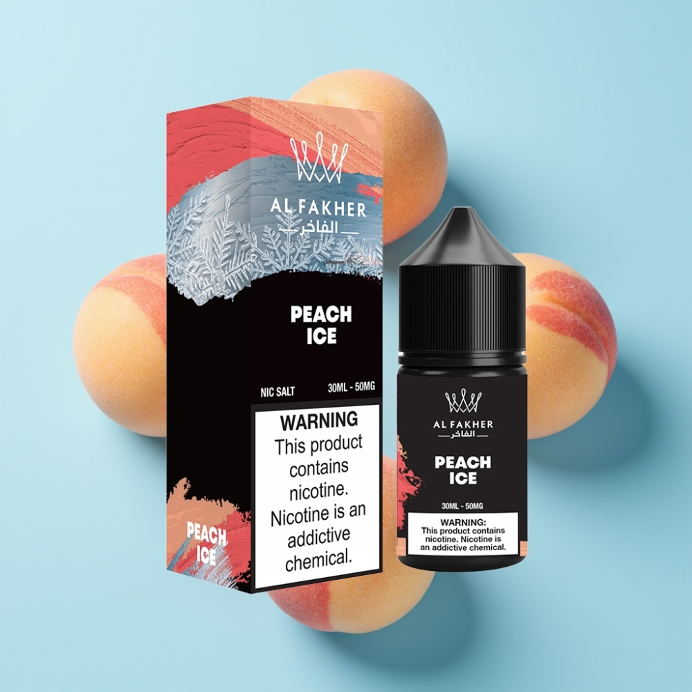 AL Fakher Nicotine Salt E-Liquid Breskva Led 30ml 50mg