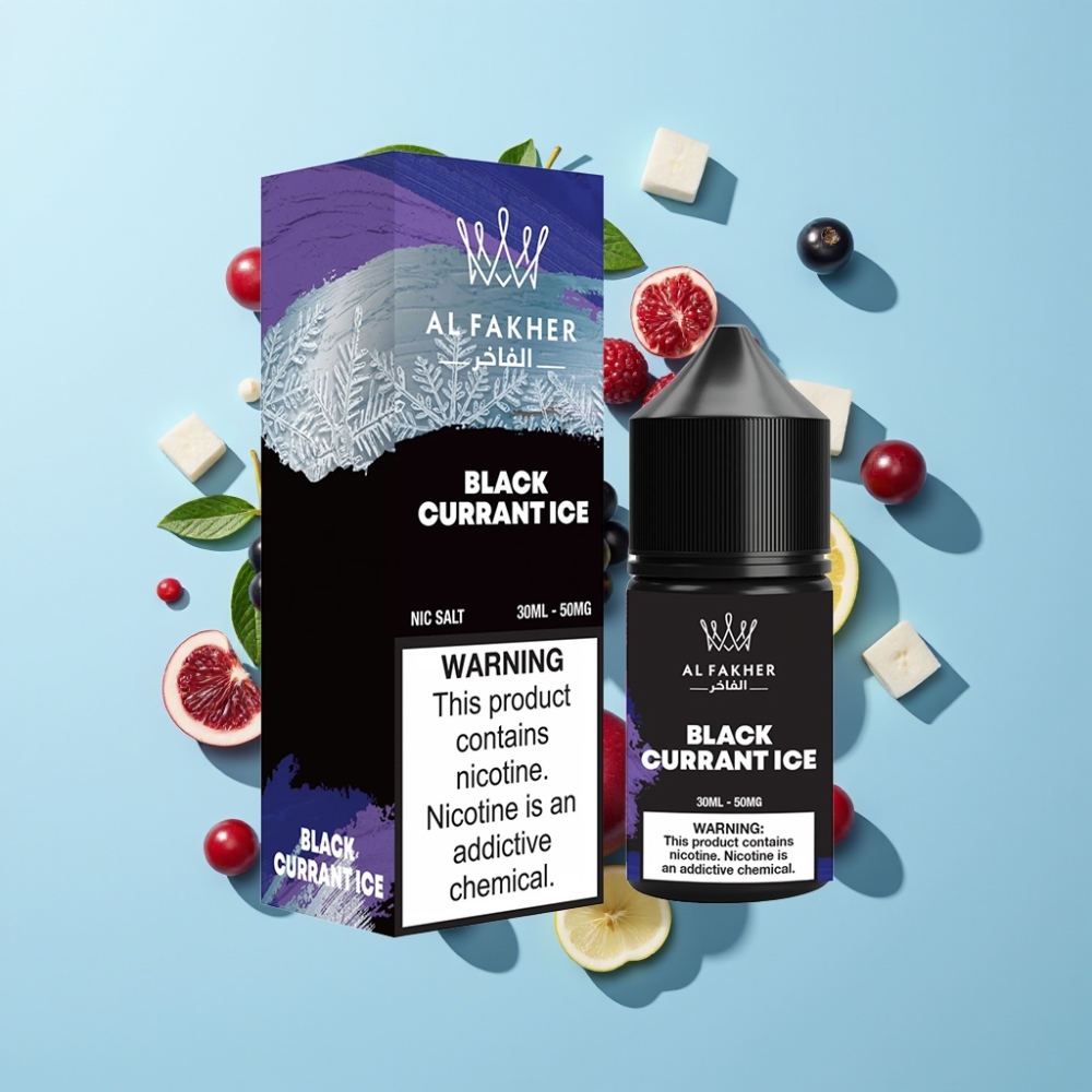 AL Fakher Nicotine Salt E-Liquid Crna Ribizla Ice 30ml 50MG