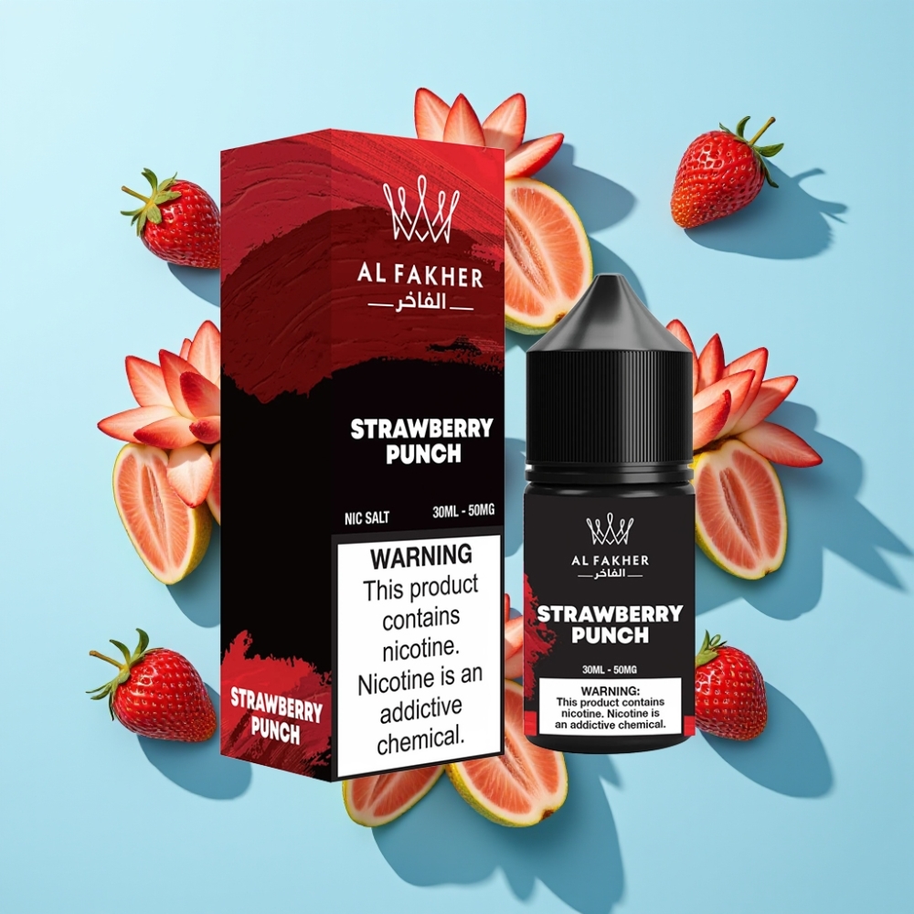 AL Fakher Nicotine Salt E-Liquid Jagoda Punch 30ml 50MG