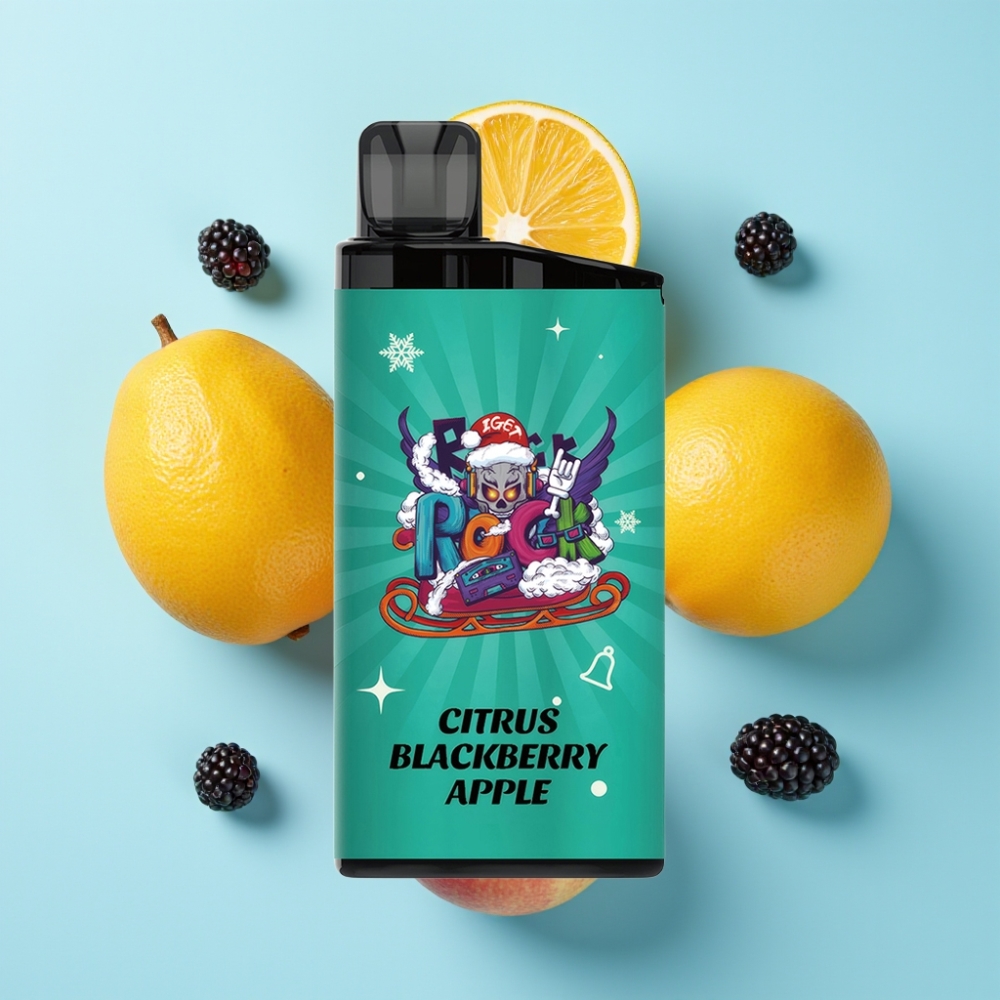 IGET Bar 3500 Puffs Disposable Vape Citrus Blackberry Apple 1400 mAh