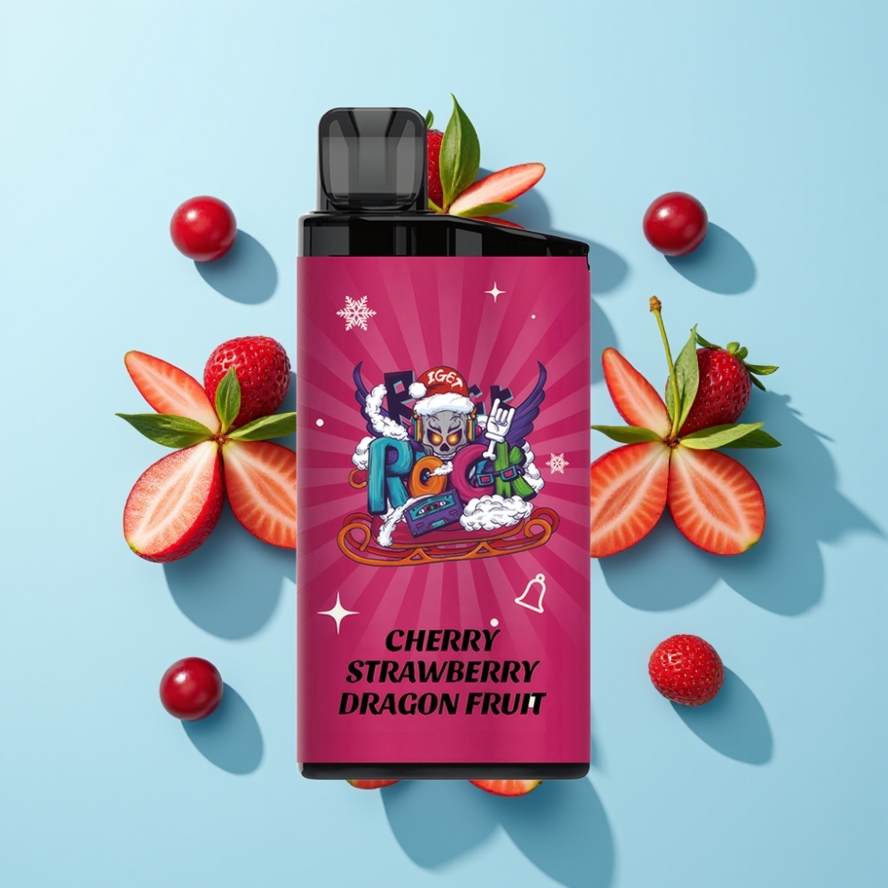 IGET Bar 3500 Puffs Trešnja Jagoda Zmajevo voće 1400 mAh