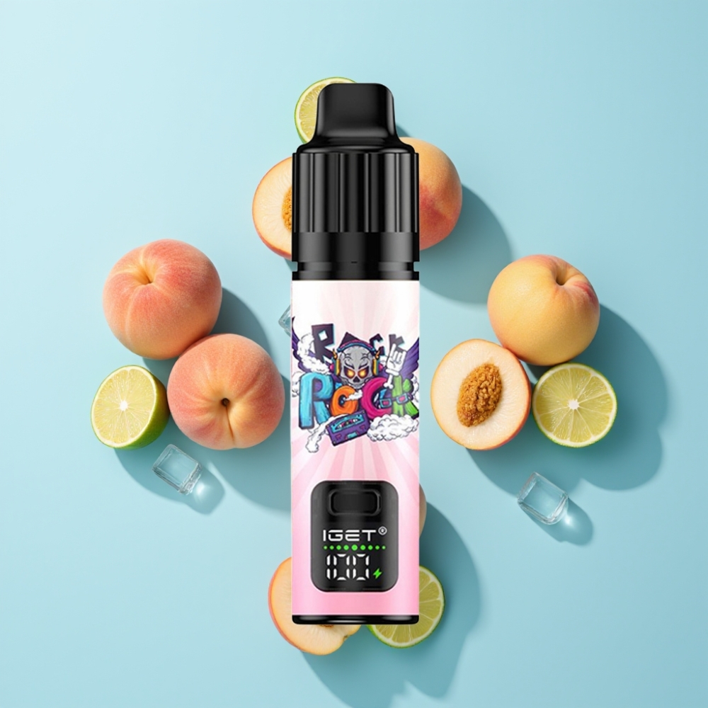 IGET BAR PLUS S3 POD 10000 Puffs Briski Jednokratni Vape Breskva Liči Limeta Led 18 ml