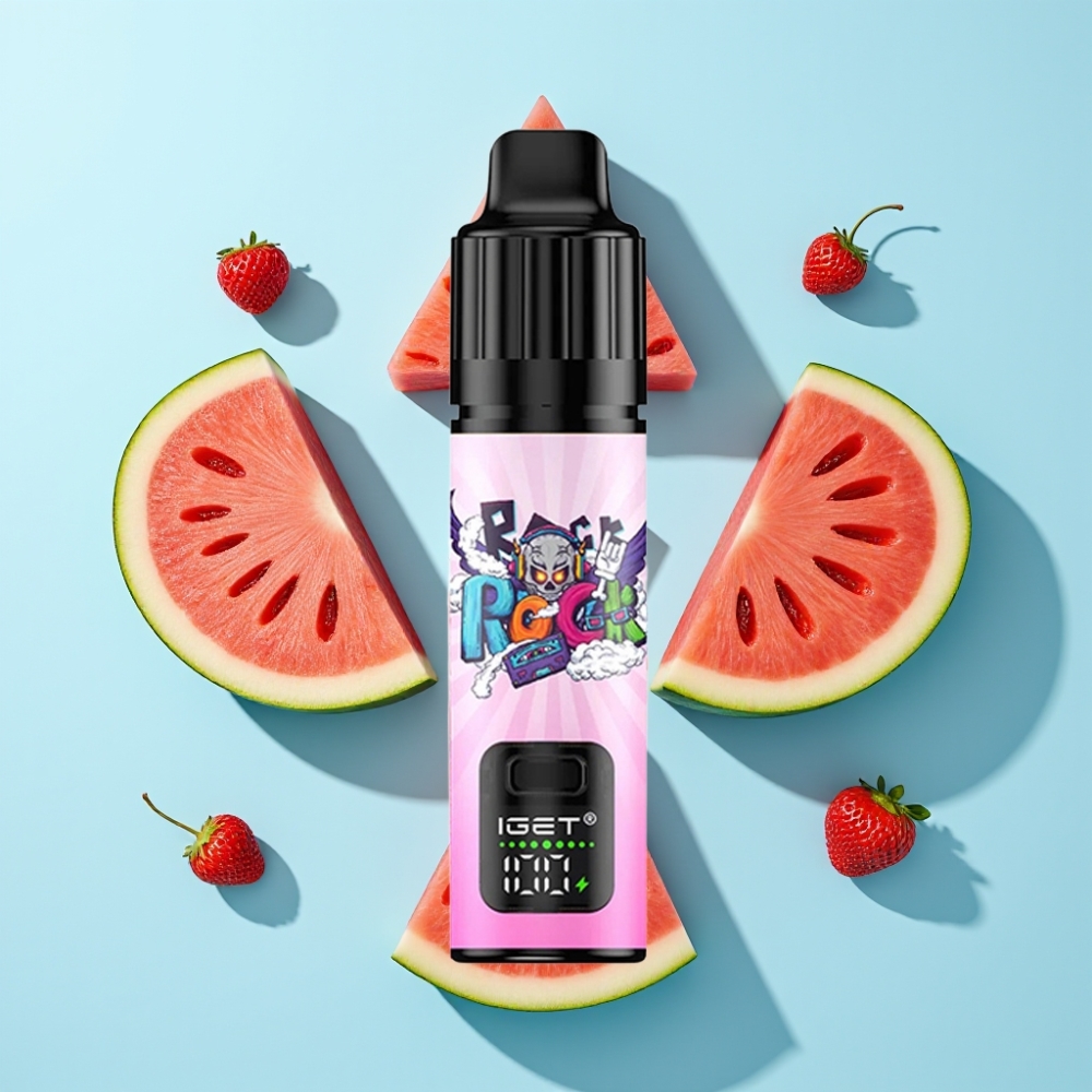IGET BAR PLUS S3 POD 10000 Puffs Disposable Vape Jagoda Lubenica Led 18 ml