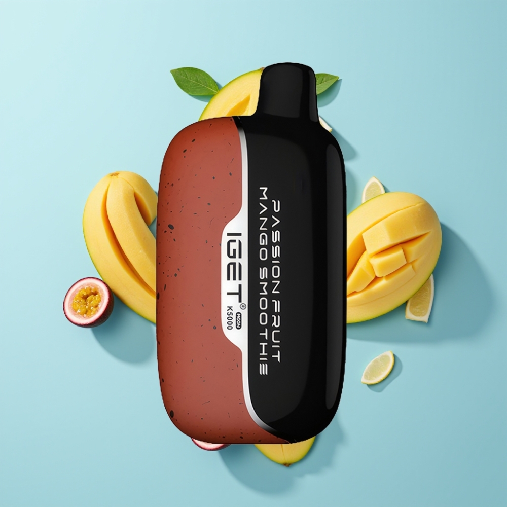 IGET Moon K5000 Puffs Disposable Vape Smoothie od Marakuje i Manga, 5000 Puffova, 81.5 g