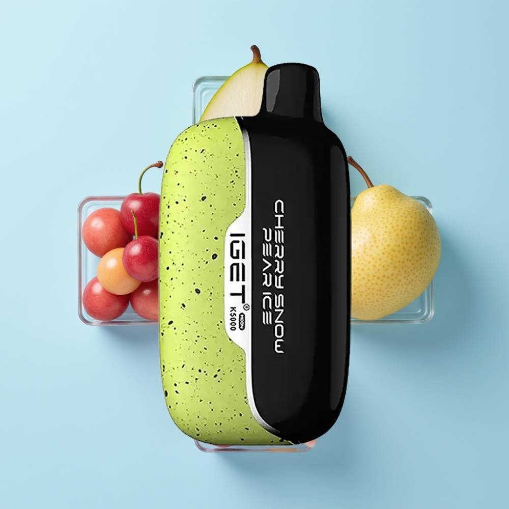 IGET Moon K5000 Puffs Trešnja Snježna Krušica Led 5000 Puffova 49.5x25.3x99.4 mm