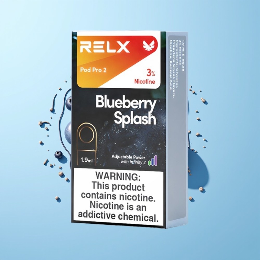 RELX Pod Pro 2 Borovnica Splash 600 pufova 3% nikotina