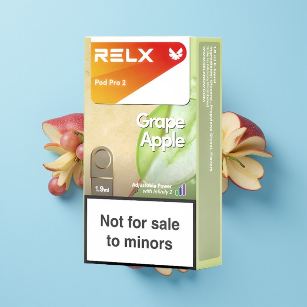 RELX Pod Pro 2 Grožđe Jabuka 600 pufova 1.9ml veleprodaja Hrvatska
