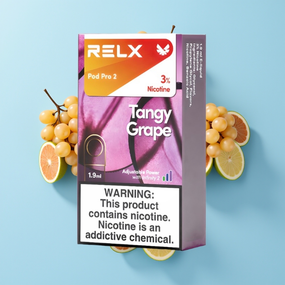 RELX Pod Pro 2 Kiseli Grožđe 600 pufova 3% nikotina