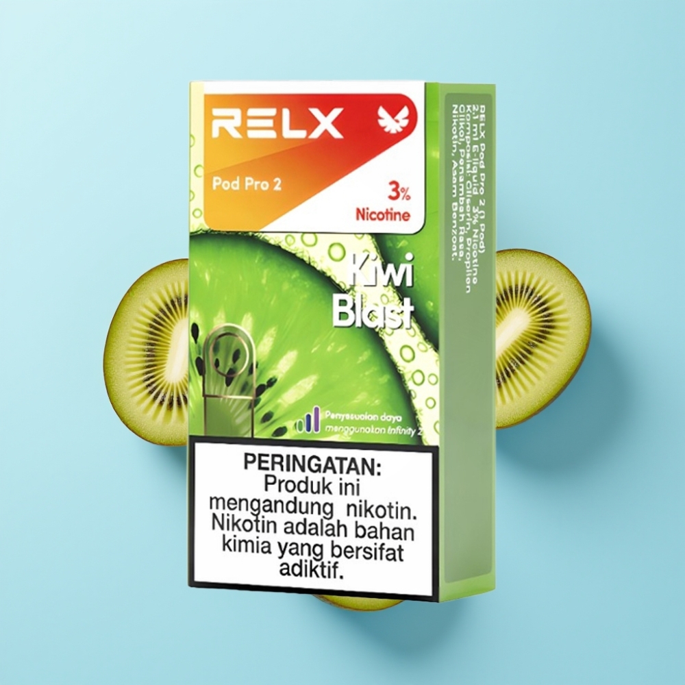 RELX Pod Pro 2 Kiwi Blast 600 puffs 3% nikotina veleprodaja Hrvatska