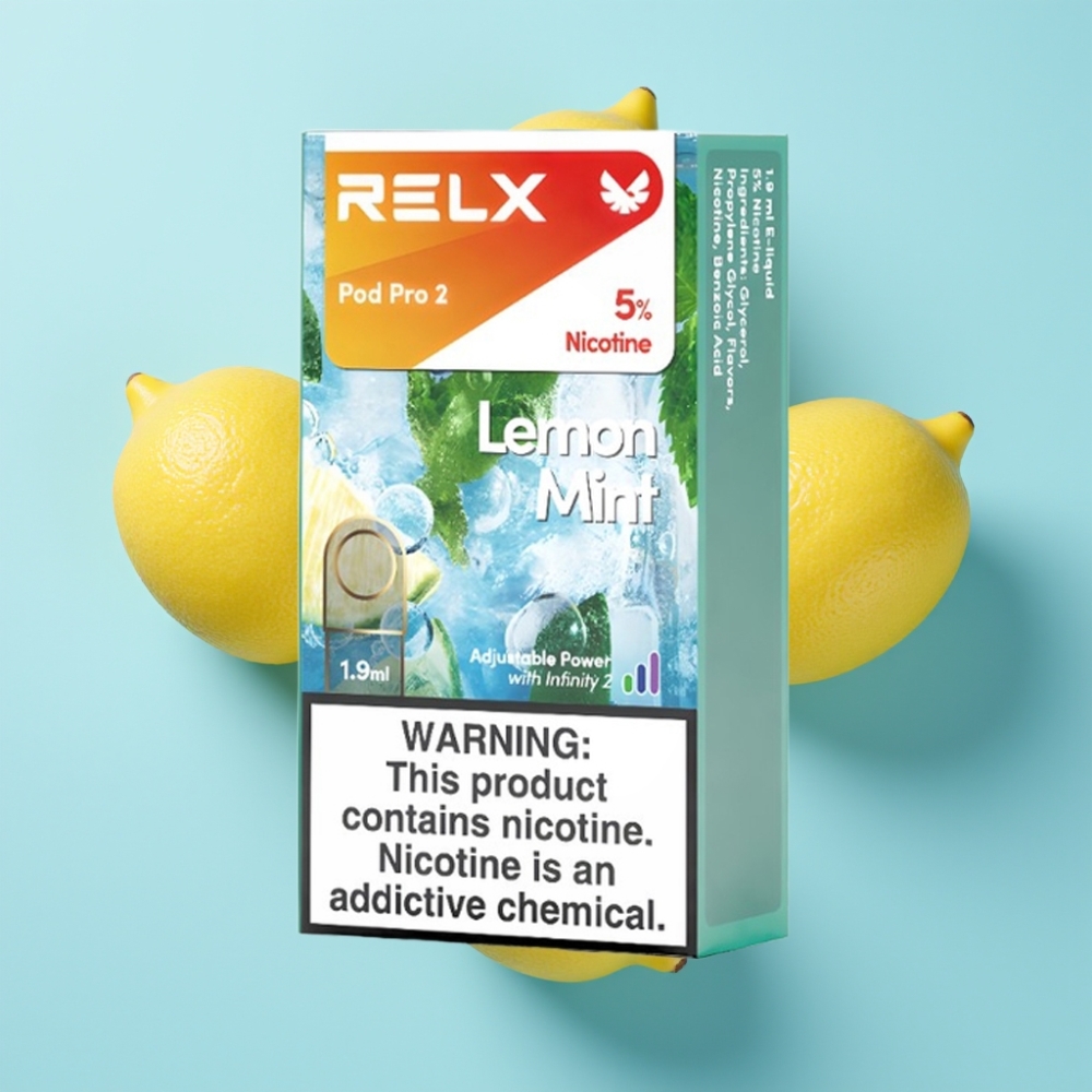RELX Pod Pro 2 Limeta Menthol 600 pufova 5% nikotina