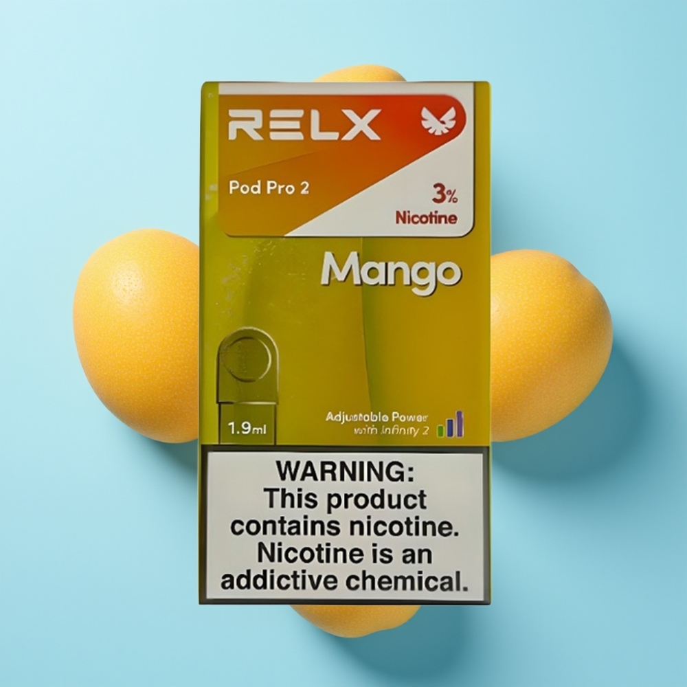 RELX Pod Pro 2 Mango Ice 600 pufova 3% nikotina veleprodaja Hrvatska