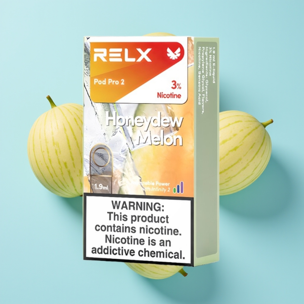 RELX Pod Pro 2 Medena Dinja 600 pufova 3% nikotina veleprodaja Hrvatska