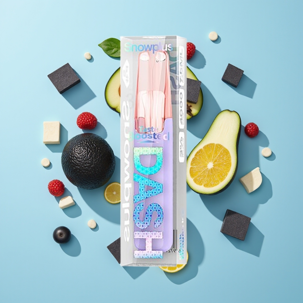 Snowplus Dash 4000 Puffs Jednokratni Uređaj Crni Zmaj Led 530 mAh