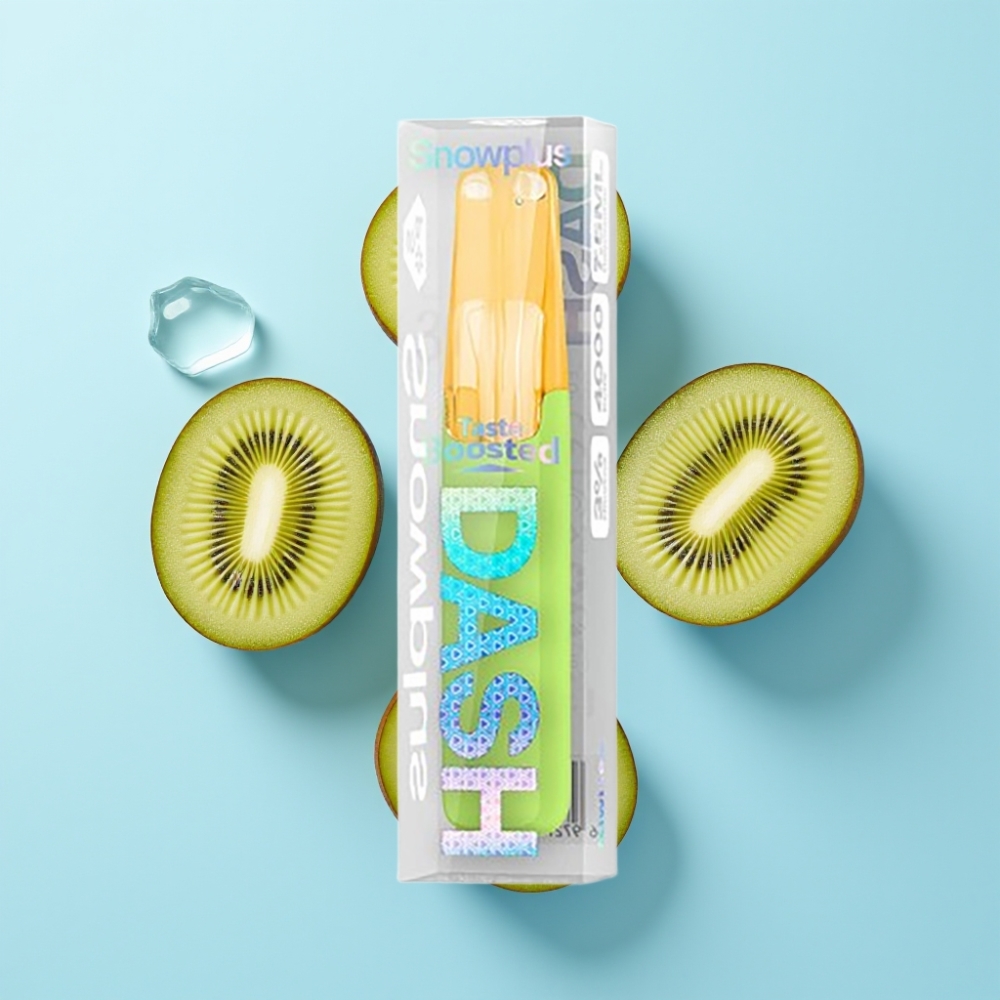 Snowplus Dash 4000 Puffs Jednokratni Uređaj Kiwi Ice 7.5 ml, 530 mAh