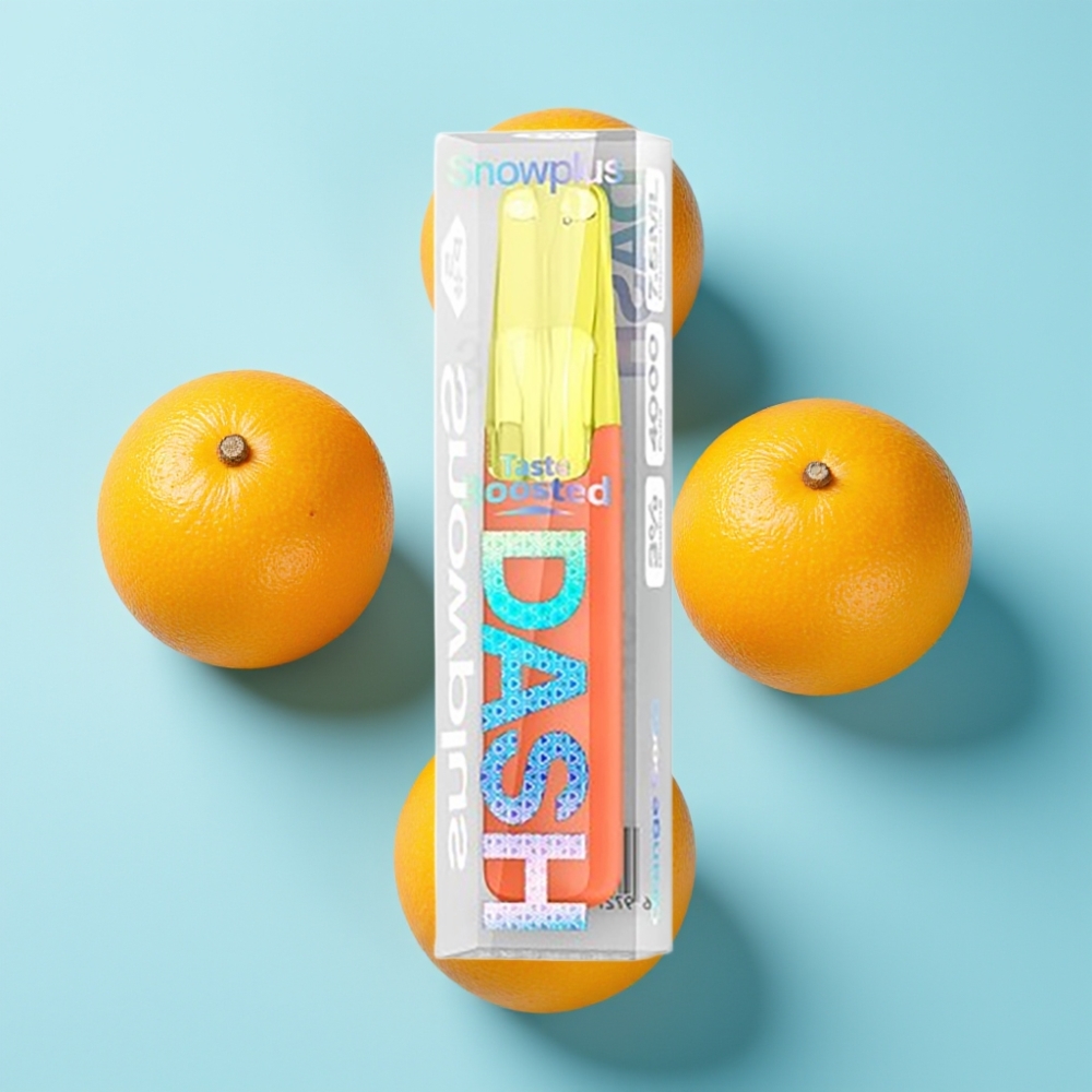 Snowplus Dash 4000 Puffs Jednokratni Uređaj Narančasta Soda 7.5 ml