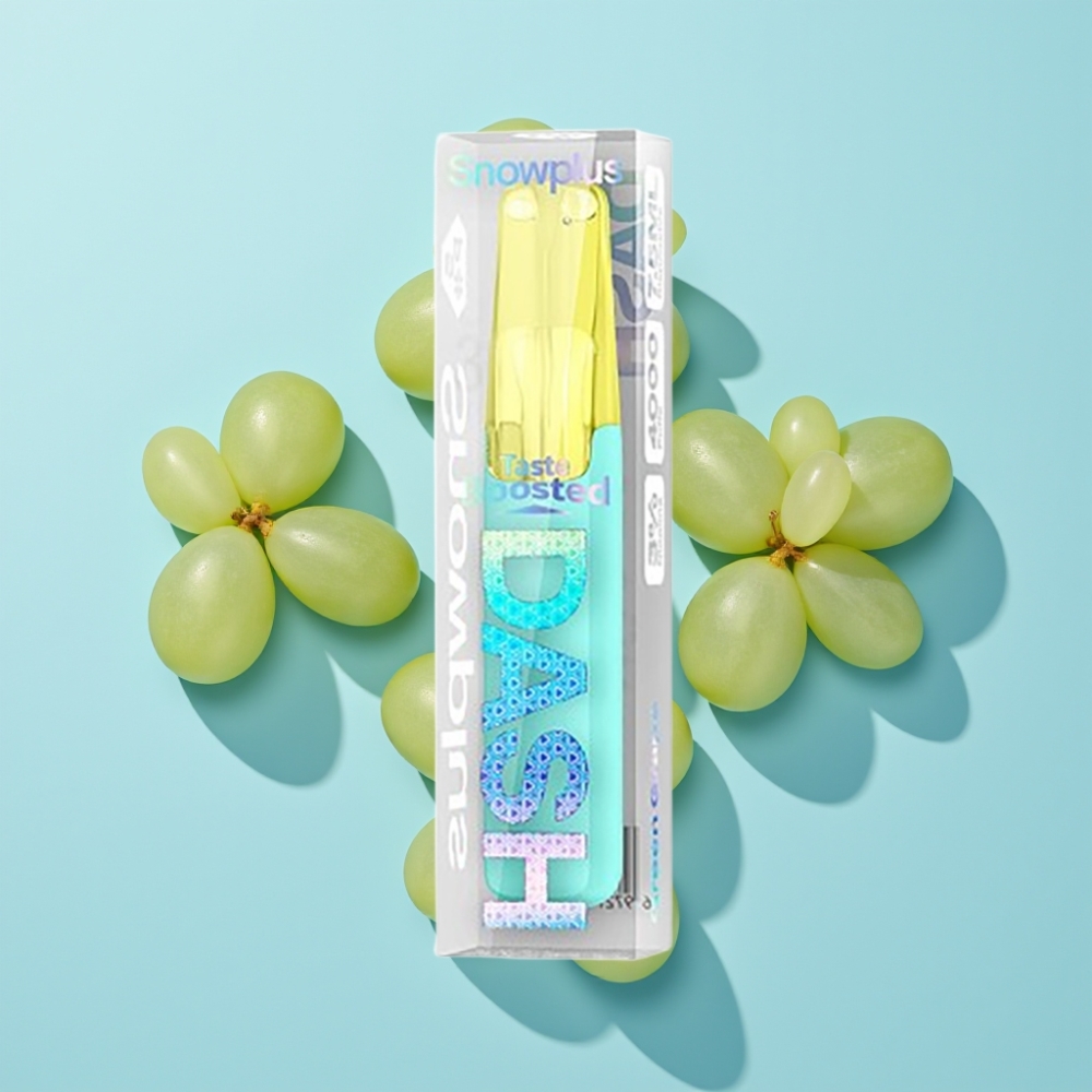 Snowplus Dash 4000 Puffs Jednokratni Uređaj Zeleni Grožđe 7.5 ml