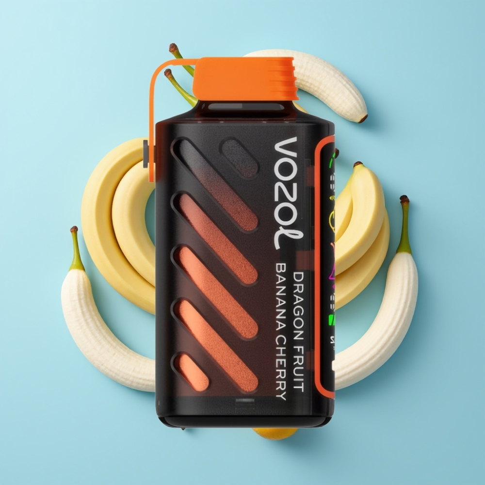 VOZOL Gear Power 20000 Puffs 20mL Zmajevo voće Banana Trešnja Dual Mesh Coil
