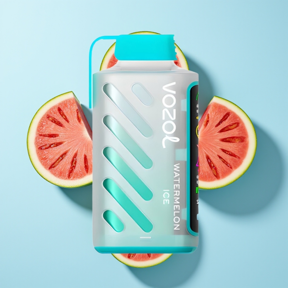 VOZOL Gear Power 20000 Puffs Lubenica Led, S.i.L.C. Tech, Dual Mesh Coil