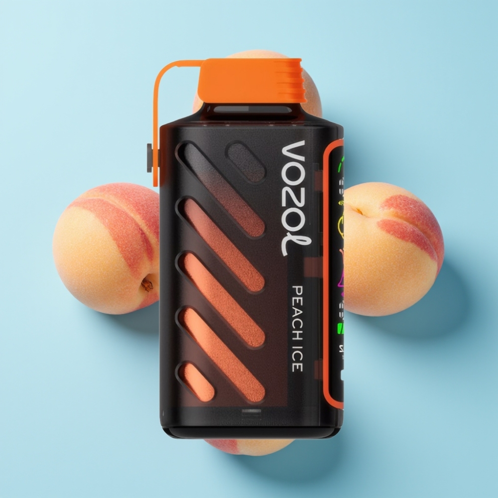 VOZOL Gear Power 20000 Pufova s tehnologijom S.i.L.C. Tech i 20mL tekućine - Peach Ice