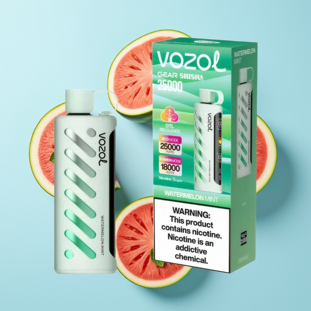 VOZOL Gear Shisha 25000 Puffs 5mg/ml Lubenica Metvica