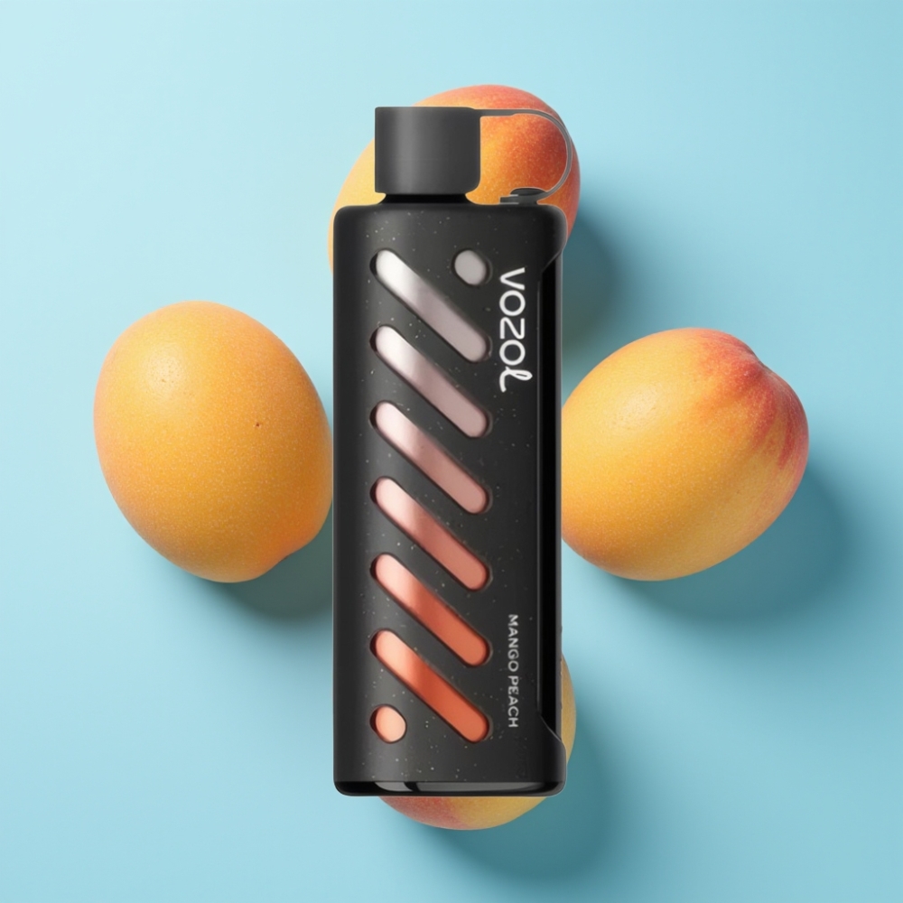 VOZOL Gear Shisha 25000 Puffs Mango Breskva 1000mAh Dual Mesh