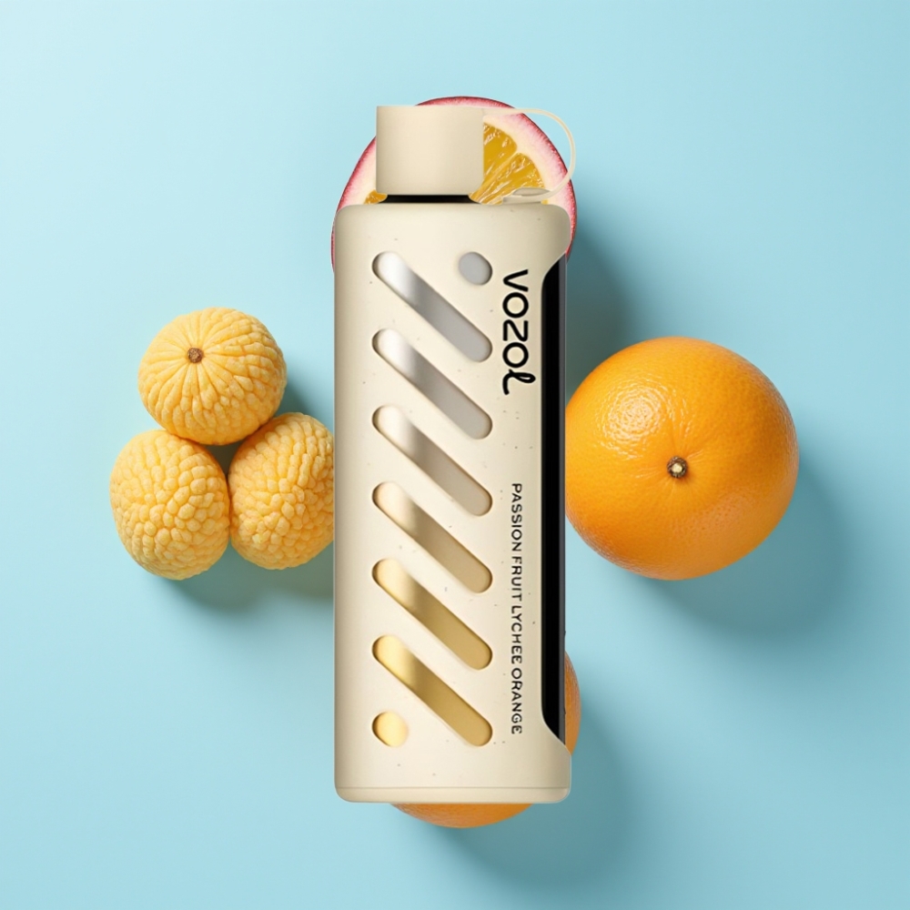 VOZOL Gear Shisha 25000 Puffs Passion Fruit Lychee Orange Dual Mesh Dual Modes