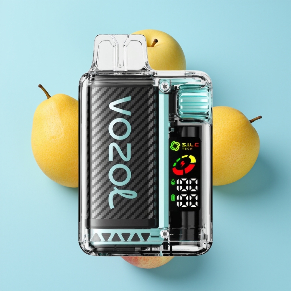 VOZOL Vista 20000 Puffs s visokom baterijom 650mAh i okusom kiselih jabuka s ledom