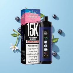 Al Fakher 15k Ice Adjust Clouds Disposable Borovnica Trešnja do 15000 pufova 22ml