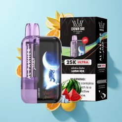 Al Fakher Crown Bar Ultra 25K Disposable Vape Lush Ice 22ml 50mg/ml