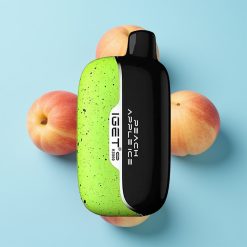 IGET Moon K5000 Puffs Brišivi Vape Breskva Jabuka 1.35 Ohm Mesh Coil
