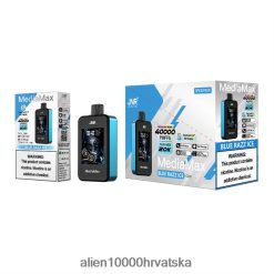 JNR MediaMax 40k puff plavi razz led H8JR2Z21 | JNR VAPE PRICE