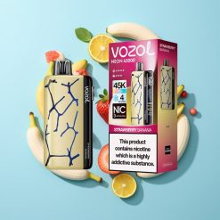 Vozol Neon 45K 45000 Puffs Disposable Vape Jagoda Banana, 20ml 50mg