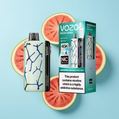 Vozol Neon 45K 45000 Pufova Disposable Vape Lubenica Razz Rancher, 20ml